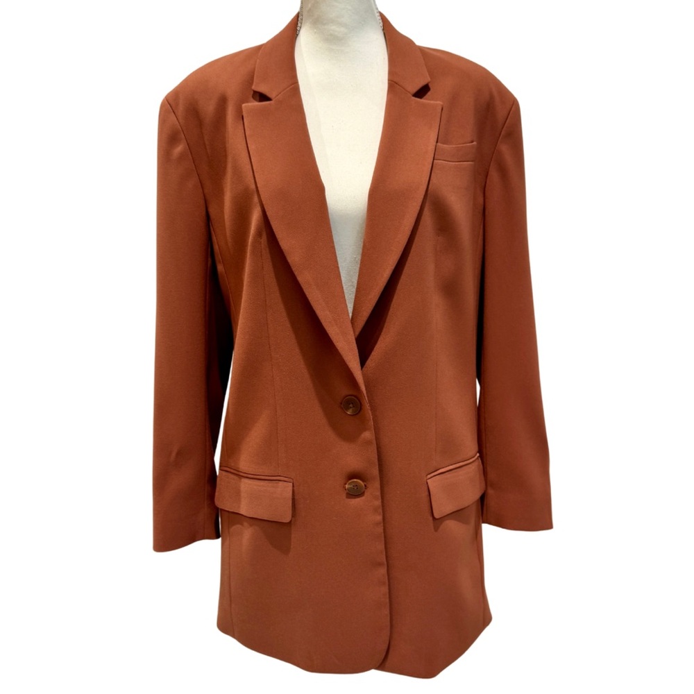 Express Rust Blazer Jacket
